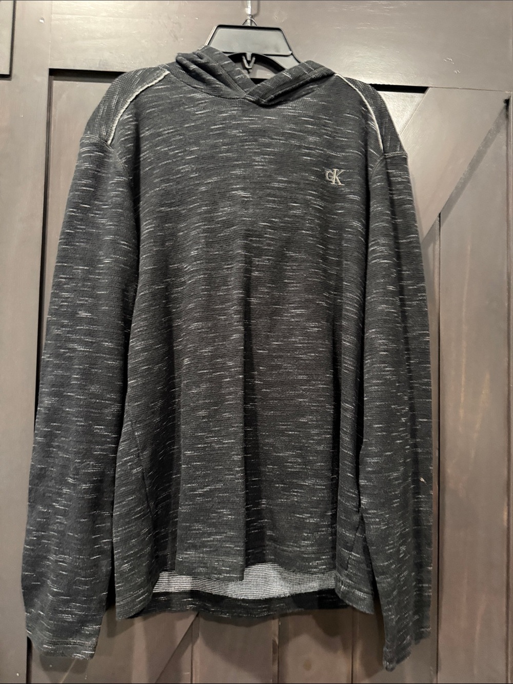 Calvin Klein Charcoal Heathered Hoodie